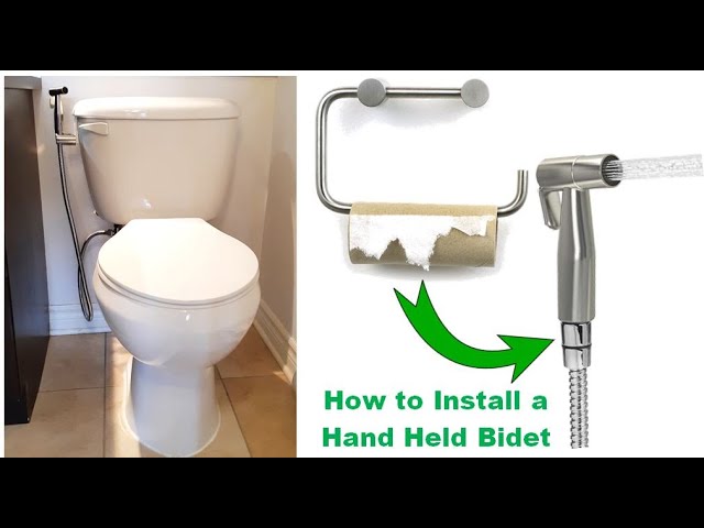 How to Install a Hand Held Bidet (آموزش نصب شلنگ توالت فرنگی )