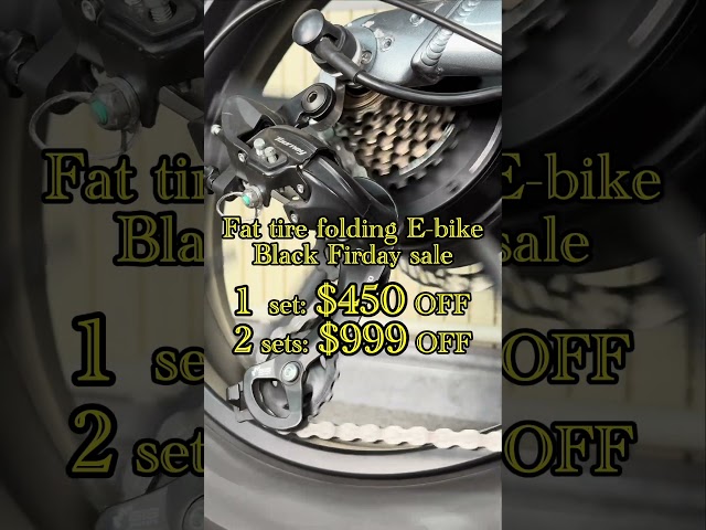 $999 OFF! Fat tire 20*4.0 foldable electric bike Beluga#foldablebike   #qualisports   #fattirebike