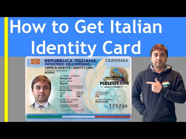 How to Get Italian Identity Card | Apply for Carta di Identita