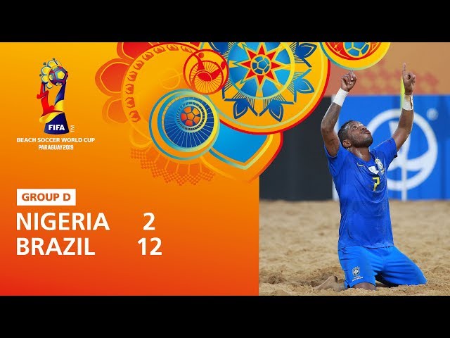 Nigeria v Brazil | FIFA Beach Soccer World Cup 2019 | Match Highlights