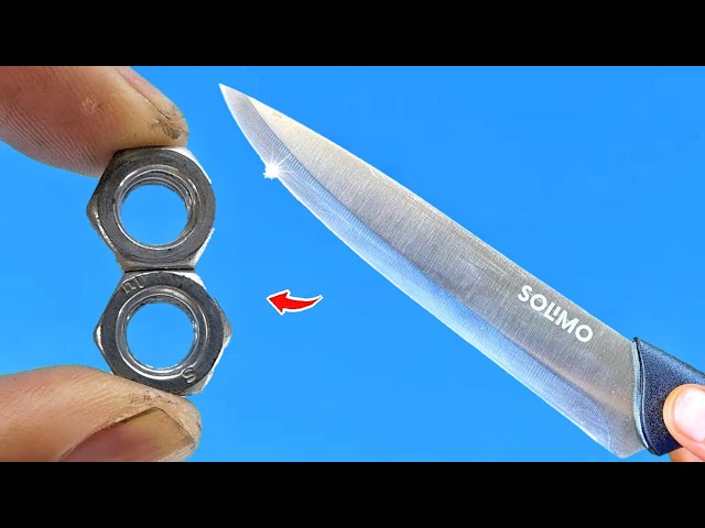 Sharpen Your Knife In 3  Minutes With This Method