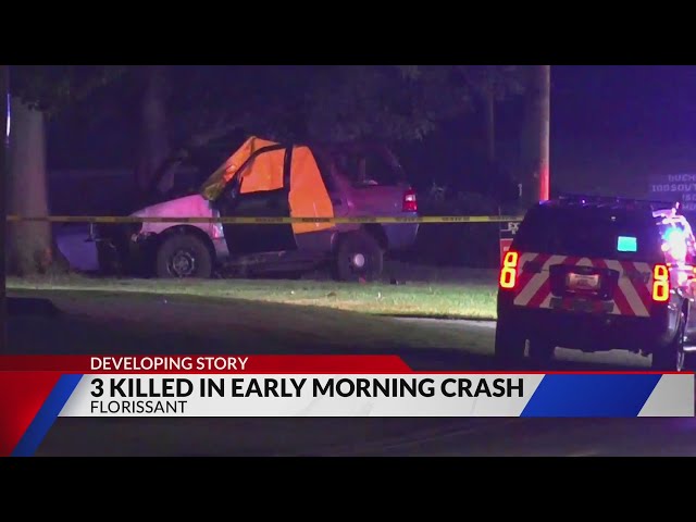 Three killed in New Florissant Road crash