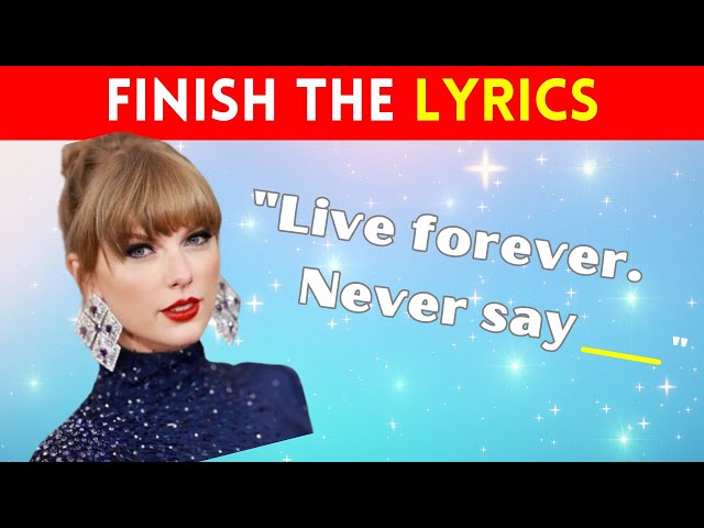 Can you finish the lyrics? Take the ultimate 2023 hot songs quiz!