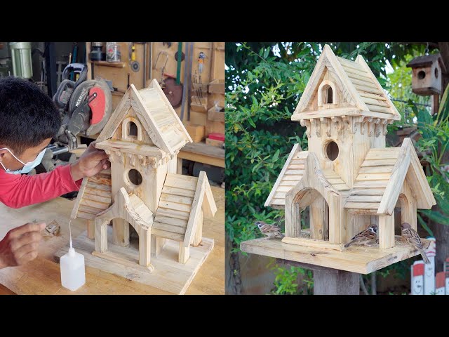 Build Most Awesome Temple Bird House and Bird Feeder