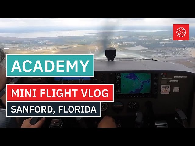 Mini Flight Vlog - Take Off, Maneuvers and Landing in Sanford, Florida