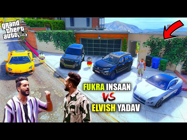 Franklin and ShinChan and BlackChan Stolen Fukra Insaan indian cars GTA 5 | Fukra Insaan Car Stolen