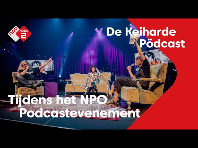 De Keiharde Pödcast' spreekt met de legendarische Marcela Bovio tijdens het NPO Podcastevenement
