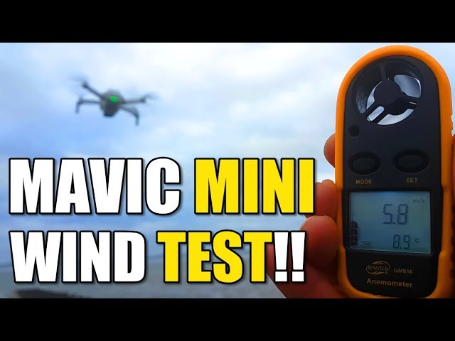DJI Mavic Mini Wind Resistance Test Speed Limit of Flying In Extreme Windy Conditions Almost Crashed