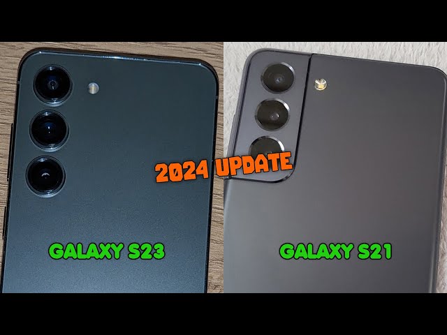 Samsung Galaxy S23 vs Samsung Galaxy S21 - Camera Test 2024 Update (One UI 6.1 / 6.0)