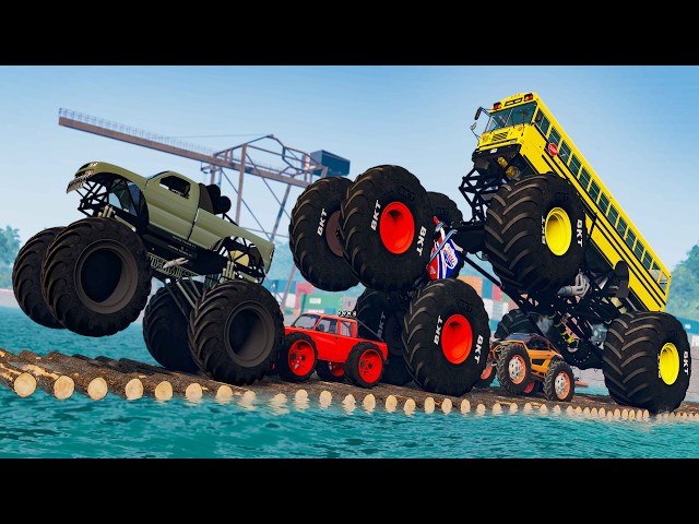 Monster Trucks Mud Battle #32 - Beamng drive
