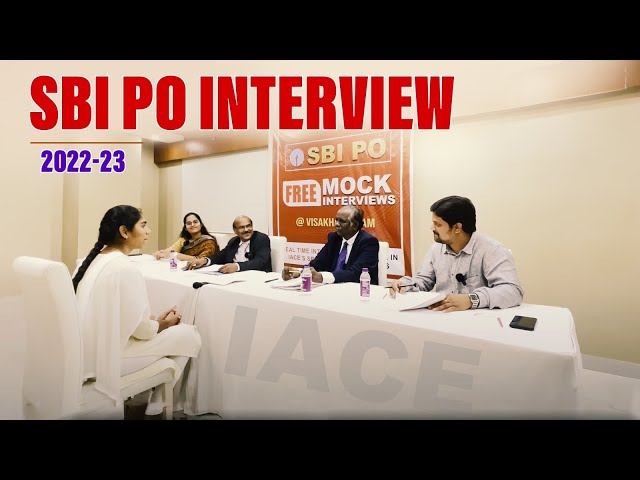 SBI PO Interview | Bank PO Interview 2022-23 | Interview Tips for Banking Jobs |SBI Interview |IACE