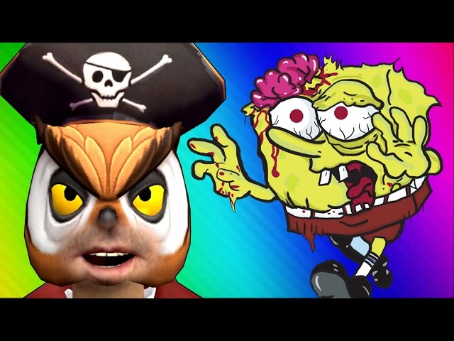 Spongebob Zombies! (Call of Duty WaW Zombies Custom Maps, Mods, & Funny Moments)