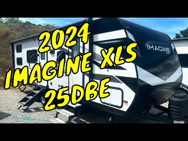 NEW 2024 GRAND DESIGN IMAGINE XLS 25DBE TRAVEL TRAILER Dodd RV SOLAR BUNK BEDS WALKTHROUGH
