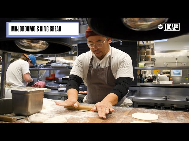 "Bing" Bread at Majordomo Restaurant in Los Angeles is a must order item!