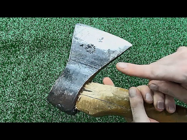 A new method of fixing an axe using nanotechnology