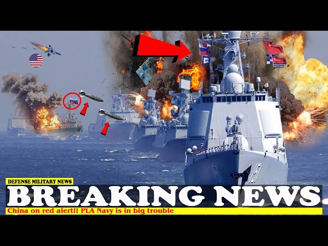 China on red alert!! Large US Navy and allies has arrived near Taiwan
