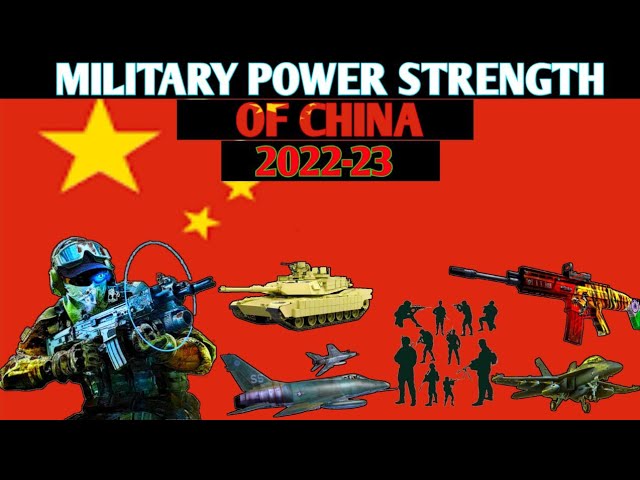 China military Strength 2023 | How Much powerful is China in 2022 | China military power comparison
