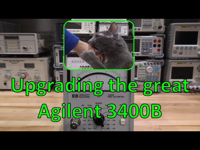 TSP #203 - Teardown, Upgrade & Experiments with an Agilent 3400B High Dynamic-Range RMS Voltmeter