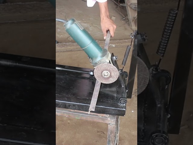 Unbelievable Cutting Skills with Angle Grinder Stand! #shorts #viralvideo #trending"