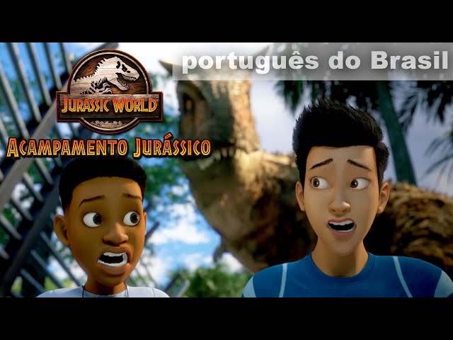 Na Jaula do Carnotauro | JURASSIC WORLD ACAMPAMENTO JURÁSSICO | NETFLIX