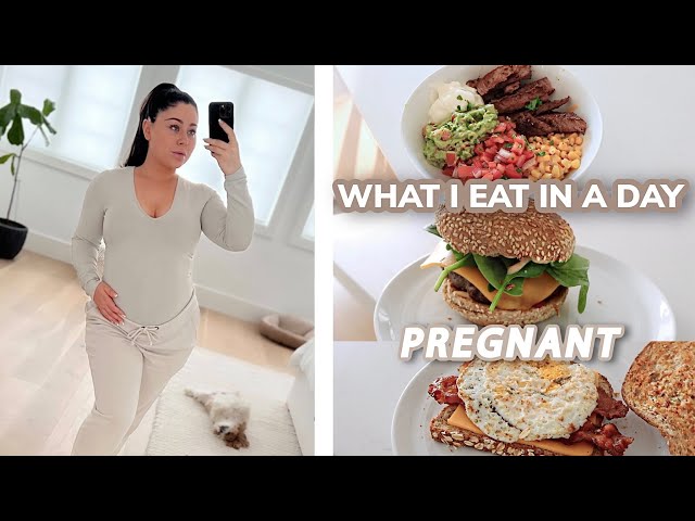 WHAT I EAT IN A DAY AT 30 WEEKS PREGNANT - SECOND TRIMESTER!