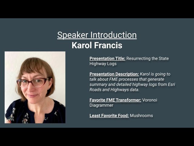 Resurrecting the State Highway Logs, with Karol Francis