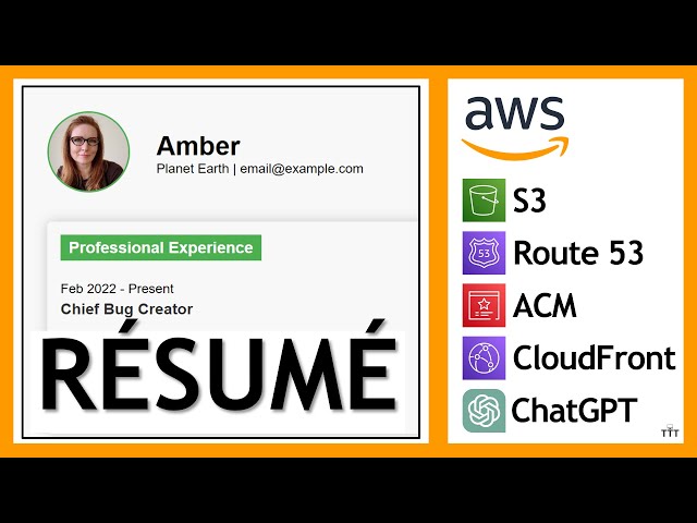AWS Project: Build a Resume/CV on AWS, Step-by-Step Tutorial to Help You Get Hired