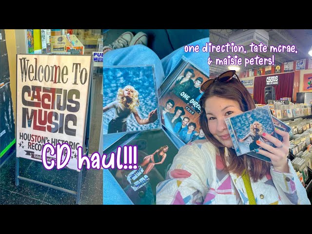 cd haul! | one direction, tate mcrae, and maisie peters