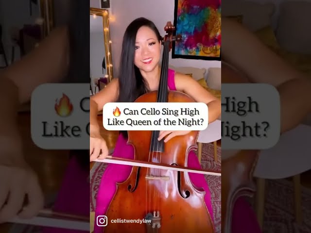 Can Cello Sing High Like Queen of the Night???