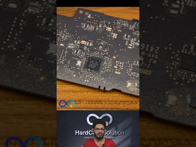 Damaged Motherboard of MacBook Air | HardCom Solution