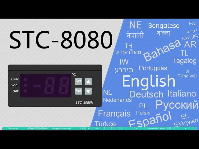 Le manuel vidéo ultime pour définir le thermostat STC 8080H et 8080A+