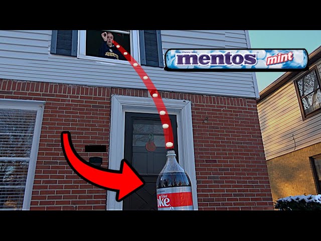 Insane Coke and Mentos Trick Shot | That's Amazing