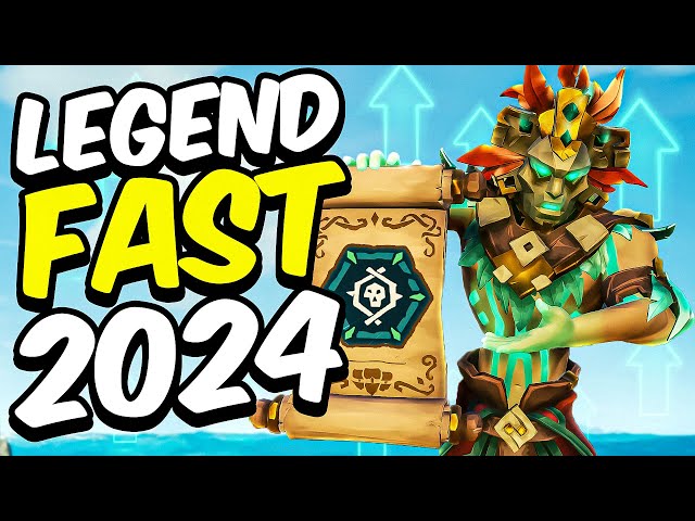 How to Get Pirate LEGEND FAST in Sea of Thieves 2024