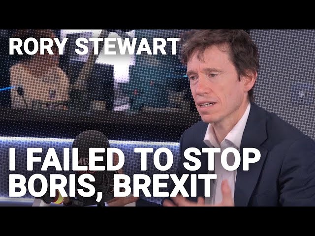 Rory Stewart: I failed to prevent Boris Johnson from becoming prime minister