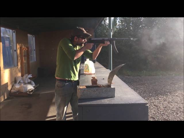Test Fire of A Full Auto Yugo M56 SMG in 7.62x25