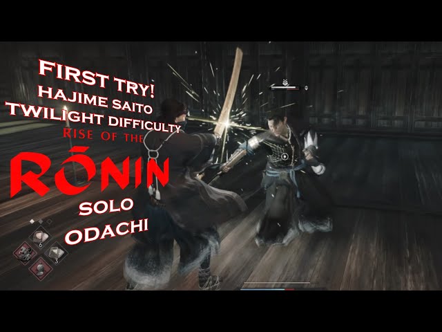 Rise of the Ronin - Hajime Saito - First try! solo (Odachi) Twilight difficulty Ps5