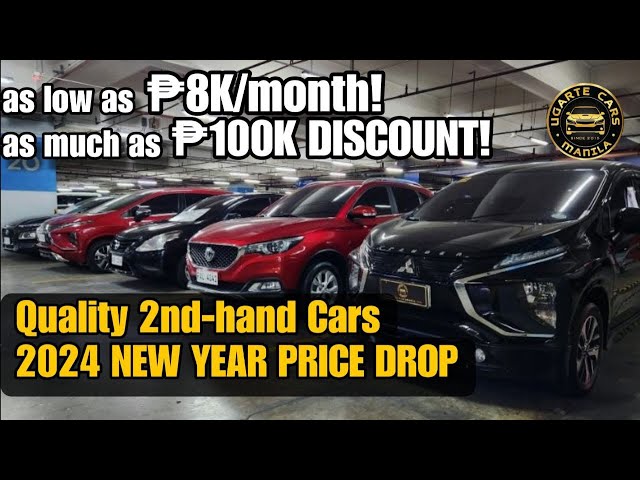 Second Hand Cars Price Drop in Philippines this New Year  2024 | Save as much as 100k discount