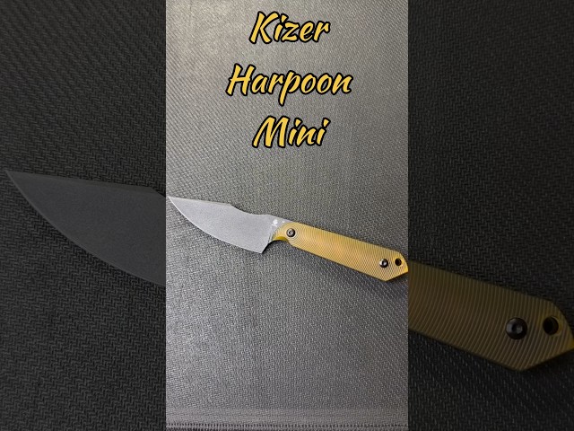 🐳Killer Harpoon Mini 3V by Kizer. Seriously capable EDC fixed blade.