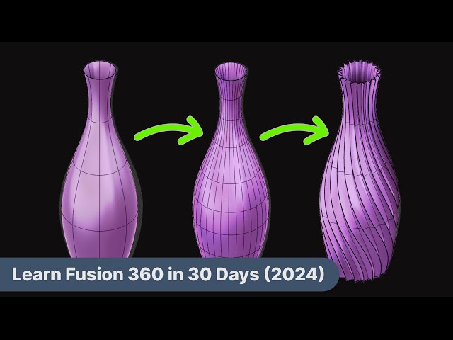 10-minute T-splines in Fusion 360 | Day 27 of Learn Fusion 360 in 30 Days - 2024 EDITION