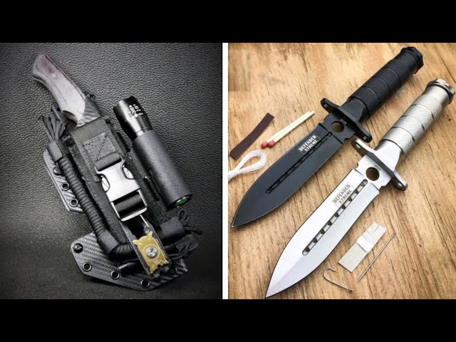 TOP 10 BEST SURVIVAL KNIVES IN THE WORLD