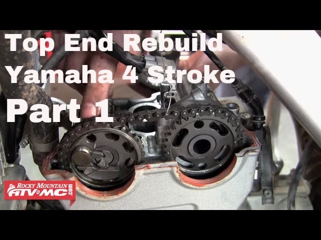 Motorcycle Top End Rebuild on Yamaha Four Stroke (Part 1 of 2)