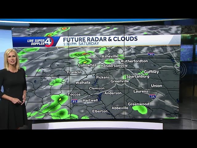 Isolated storms this weekend