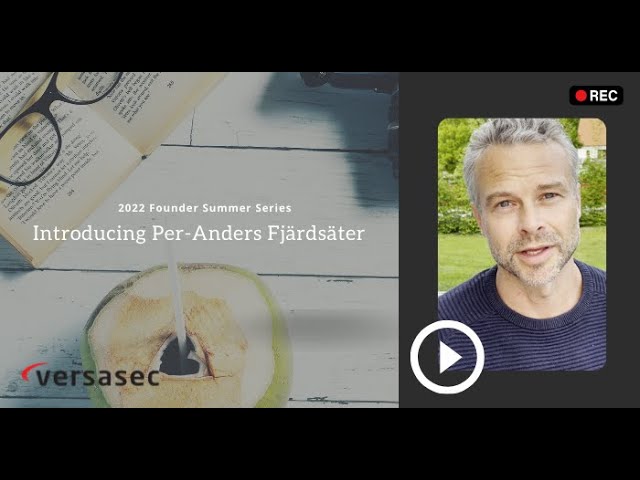 2022 Founders Series: Per-Anders Fjärdsäter