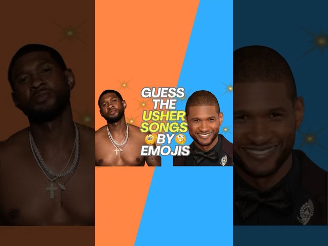 GUESS THE USHER SONG BY EMOJIS! | Usher Quiz #usher  #UsherQuiz #UsherFanChallenge #guessthesong