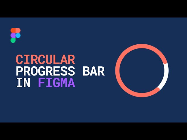 👉 How to create a circular progress bar in Figma.  Quick Figma tutorials. Figma circle progress bar