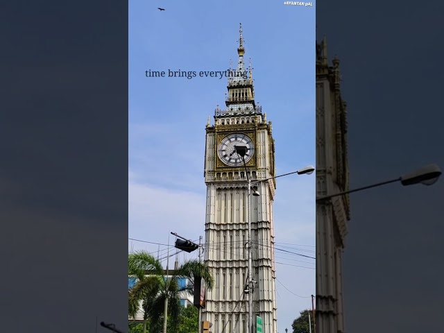 Time Flies.#viralshort #bigben #time#clocktower #aeroplane #timeflies #inspirational #motivation #yt