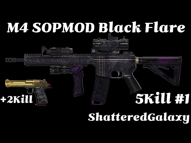 [Korea A.V.A] M4 SOPMOD Black Flare 5KIll #1