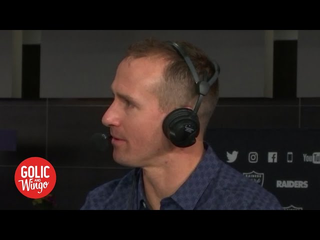 Drew Brees isn't trying to be dramatic about the retirement question | Golic and Wingo