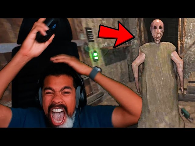 SCARED TO THE FLOOR AGAIN AND I HIT MY F#%KING HEAD!! | Granny Remake (ENDING)