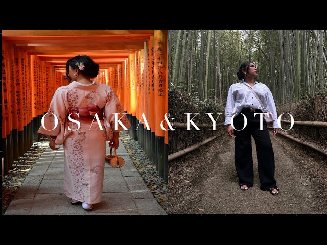 JAPAN TRAVEL DIARIES: OSAKA & KYOTO, DOTONBORI & WEARING KIMONOS
